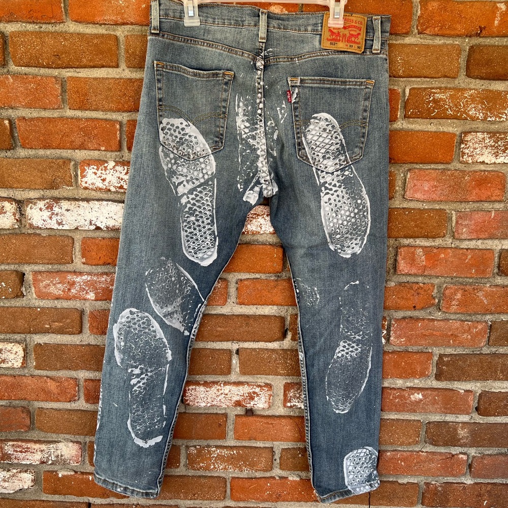 Pushover 1of1 Custom Selvaged Levi’s - image 3